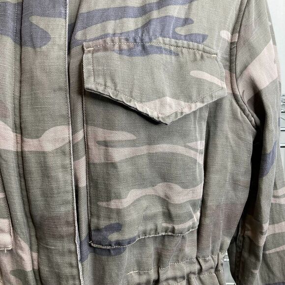 Rails Sherpa Lined Camouflage Whitaker Sage Mid-Length Military Jacket Size XS - Picture 8 of 12